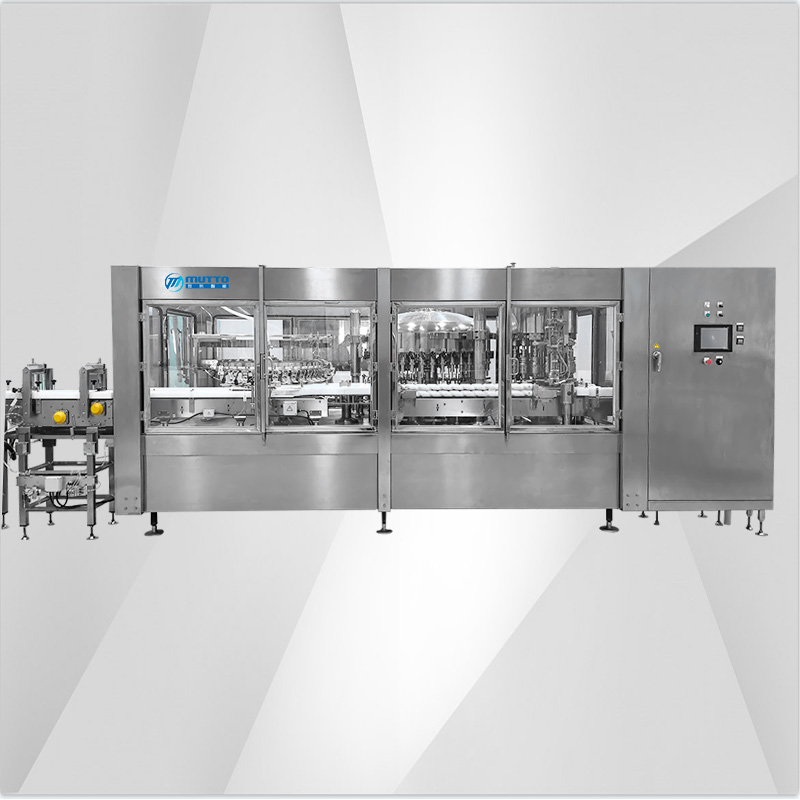 Máy rửa, chiết rót và đóng nắp chai nhựa