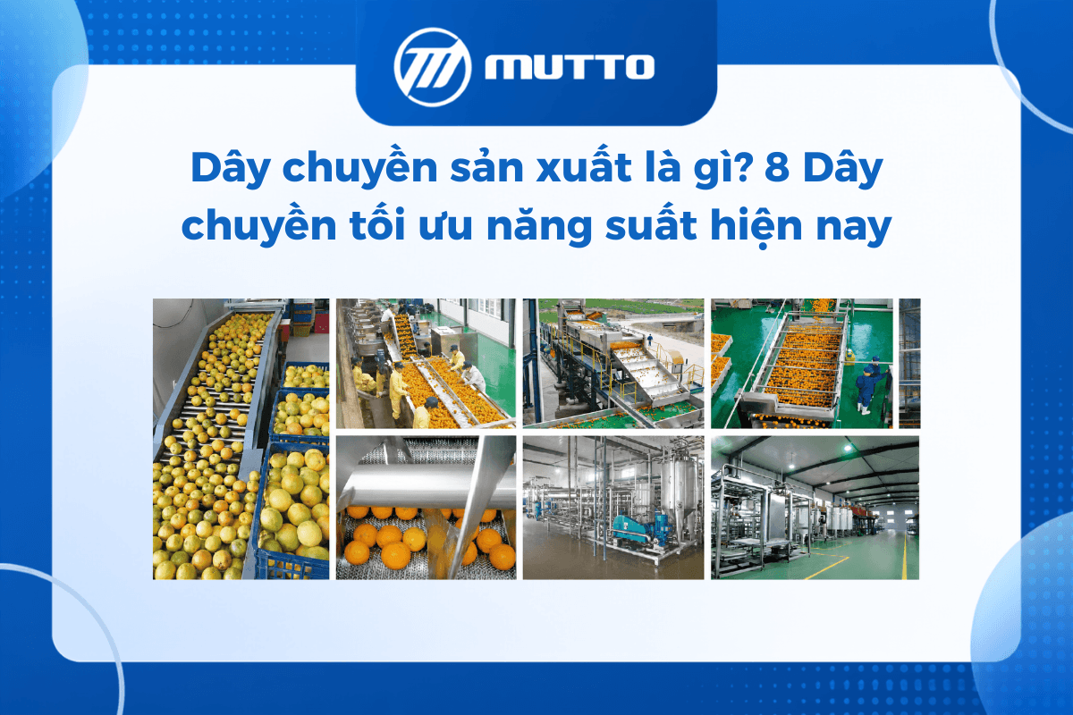 Dây chuyền sản xuất là gì? 8 Dây chuyền tối ưu năng suất hiện nay